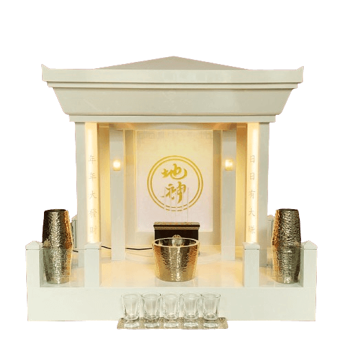 ตี่จู้หินอ่อน Aviva Spirit Modern Luxury ขนาด 27 นิ้ว สีเบจน้ำตาลอ่อน
